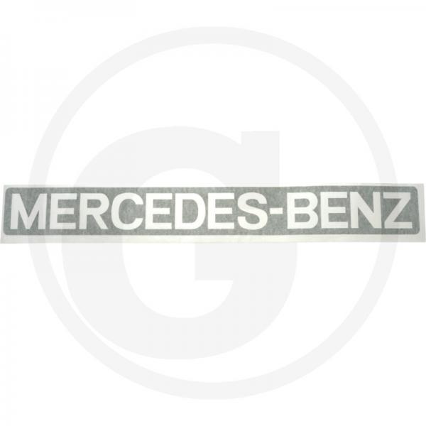 Aufkleber Mercedes-Benz, Kabinendach hinten olivgrün 780 x 90 mm