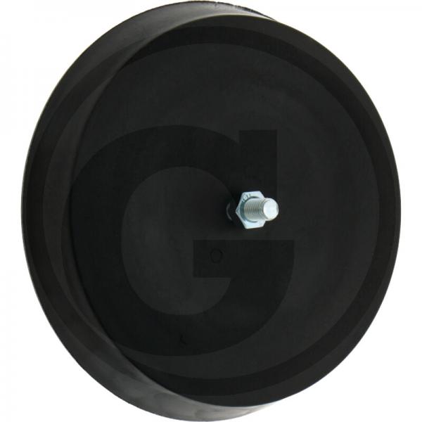 Rückstrahler Ø 90 mm mit Schutzring
