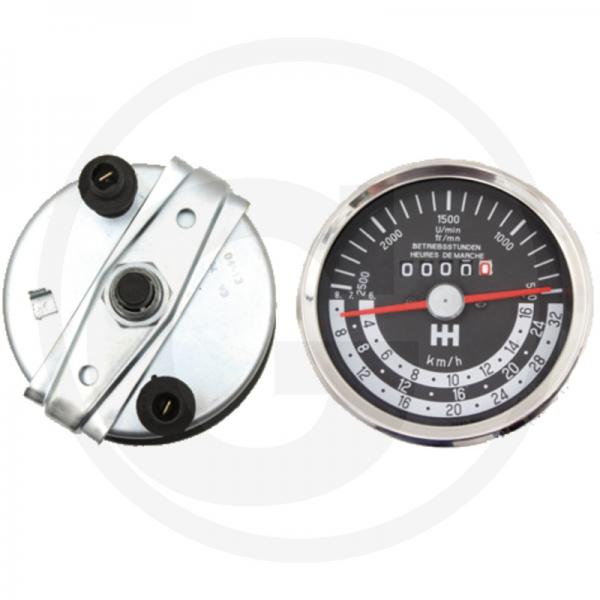 Traktormeter Drehrichtung links, 26 km/h